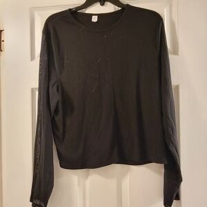 Ultra Light Go Dry Black Long Sleeve Xxl Sheer Sleeves Old Navy